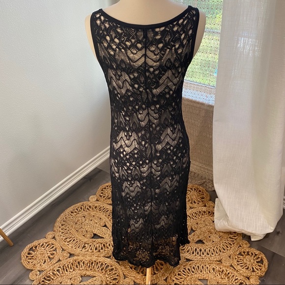 EILEEN FISHER Rare Crinkle Lace Dress - Picture 5 of 16